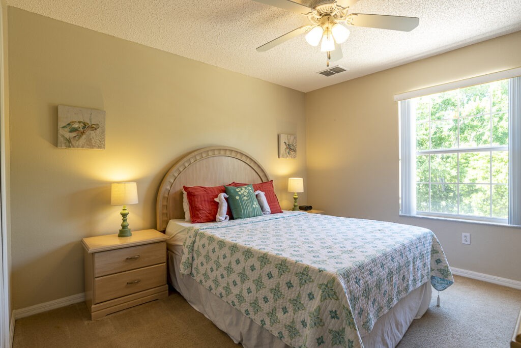 Yellow light in room